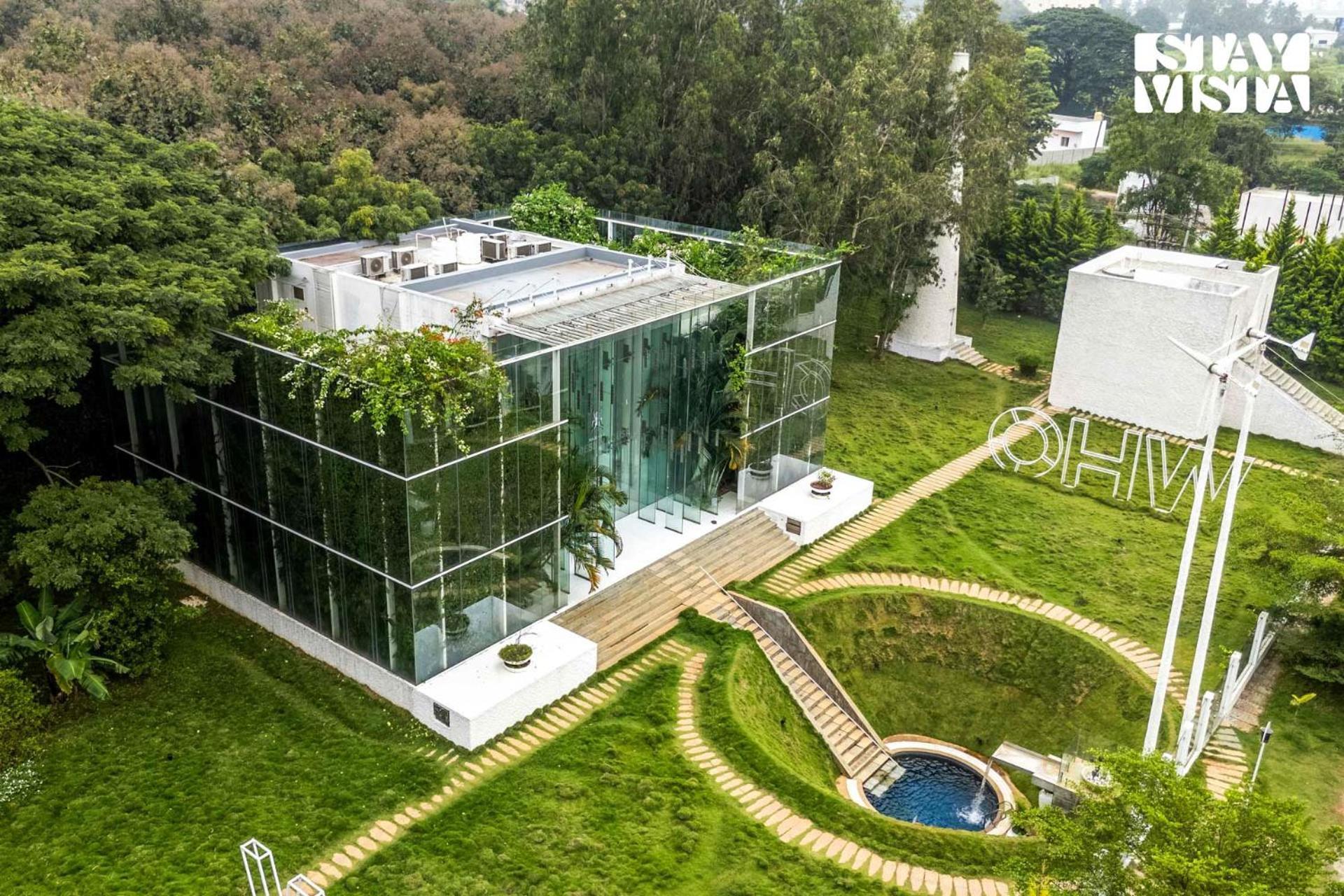 The Crystal Hall India'S Only All Glass Villa บังกาลอร์ ภายนอก รูปภาพ